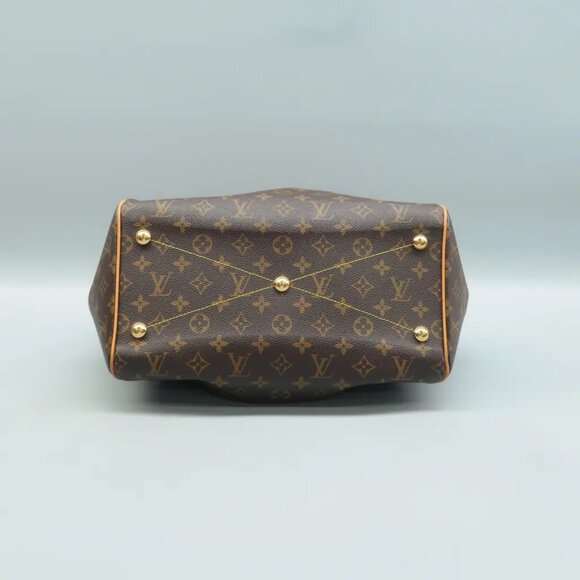 100% Authentic Louis Vuitton Tivoli Brown Monogram Canvas Tote - Picture 5 of 12